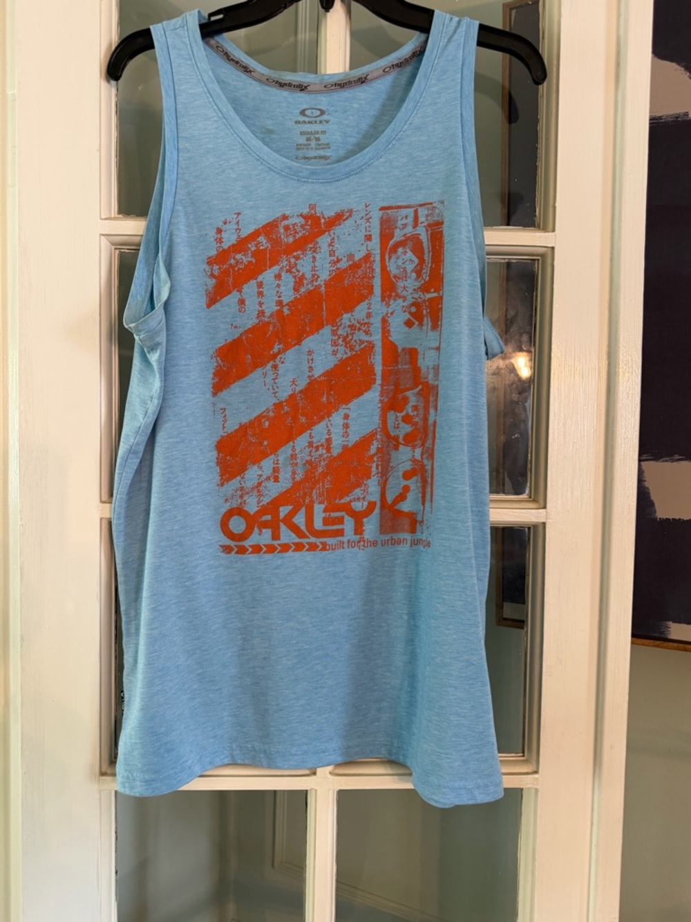 Oakley Light Blue Tank Top with Bronze Logo